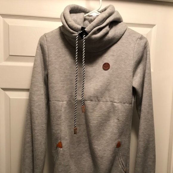Naketano immitation style HYX Cowl neck Hoodie grey extremely warm xs - Picture 1 of 2